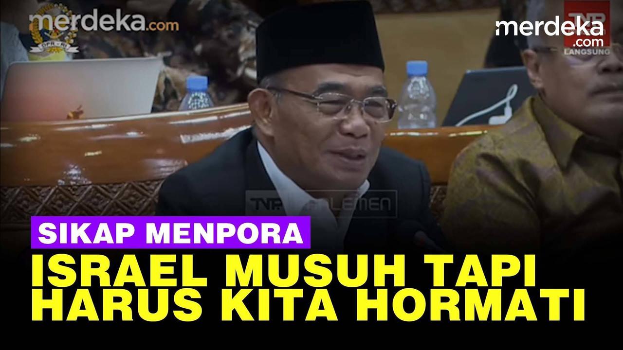 VIDEO: Plt Menpora Ajak Rakyat Hormati Israel Meskipun Musuh