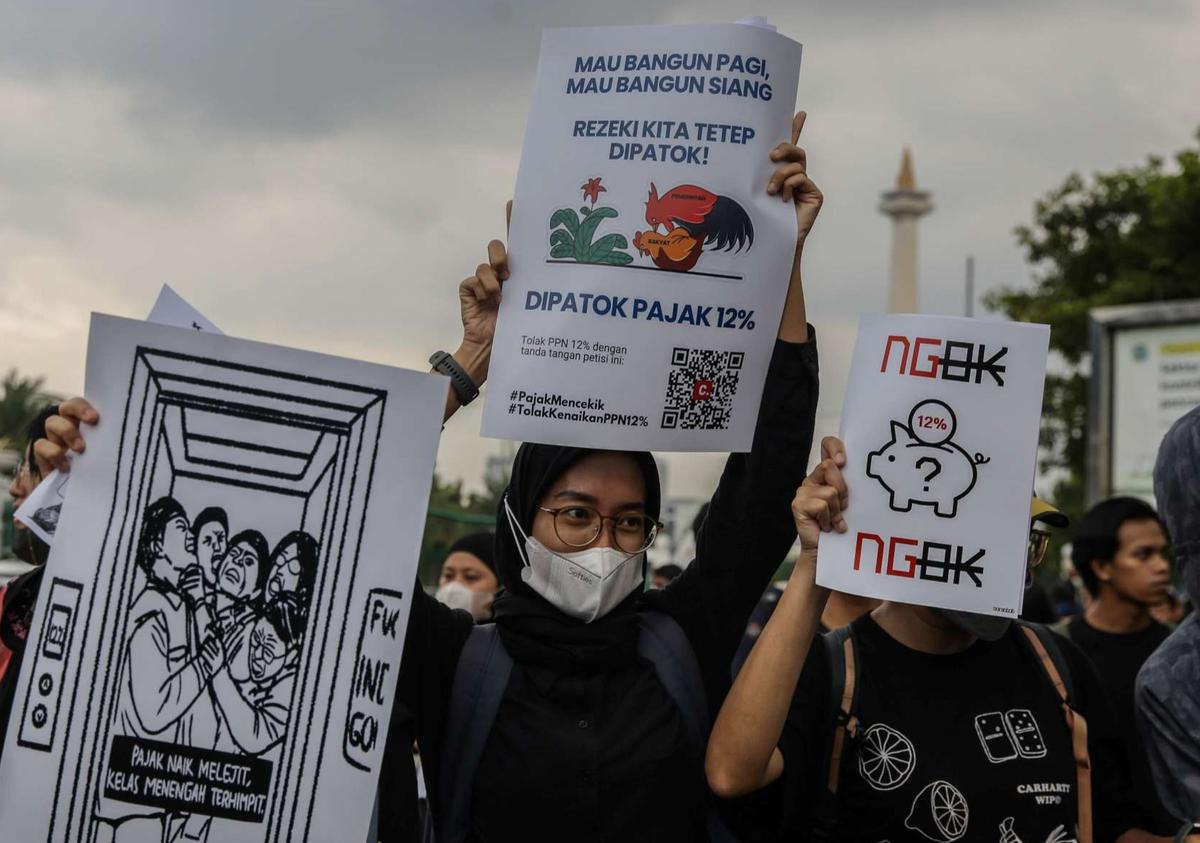 Aksi Fans K-Pop tolak PPN 12 Persen