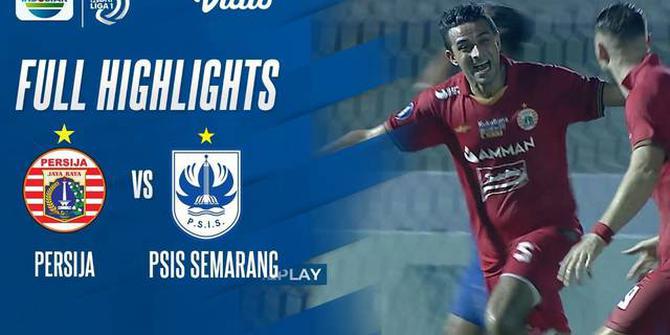 VIDEO: Alamak! Gol Bunuh Diri Gagalkan Persija Jakarta Mengalahkan PSIS Semarang di BRI Liga 1