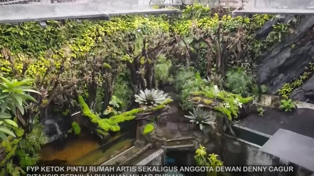8 Potret Paludarium Raksasa di Rumah Denny Cagur yang Megah, Pemandangan Indah - Ditaksir Berharga Fantastis