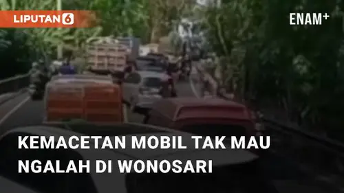 VIDEO: Viral Kemacetan Karena Mobil Tak Mau Ngalah di Jalan Wonosari - Jogja
