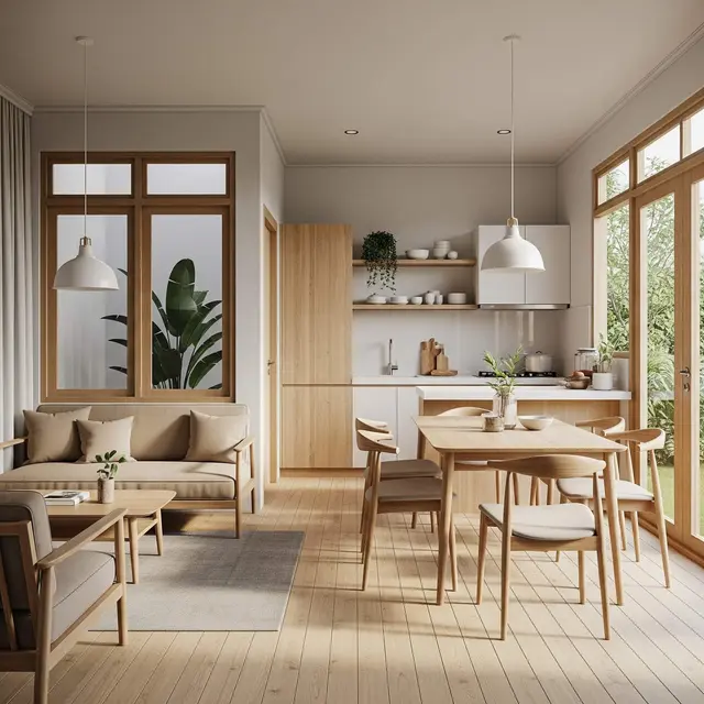 Rumah Mungil 1 Lantai dengan Sentuhan Skandinavia ala Pinterest