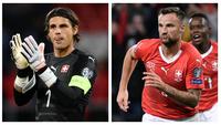 Timnas Swiss akan melakoni laga perdana mereka di Grup A Euro 2020 (Euro 2021), Sabtu (12/6/2021) malam WIB. Berikut 5 pemain kunci yang dapat merepotkan Wales, di antaranya striker Haris Seferovic dan tentunya kiper senior Yann Sommer. (Foto: Kolase AFP)