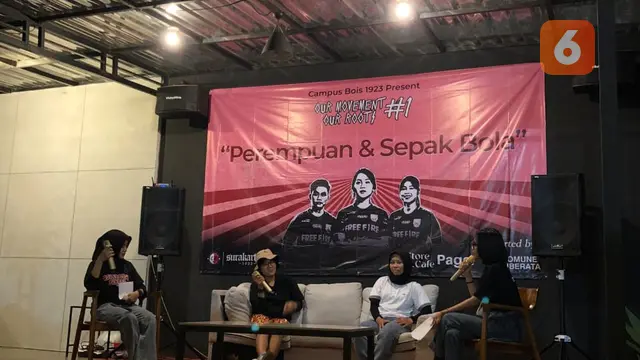 Diskusi 'Perempuan dan Sepak Bola' bersama Campus Bois Surakartans