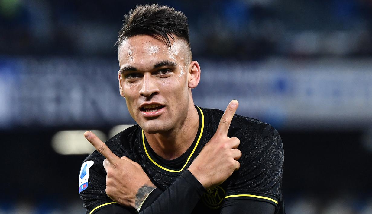 7. Lautaro Martinez (Inter Milan) - 11 Gol (2 Penalti). (AFP/Tiziana Fabi)