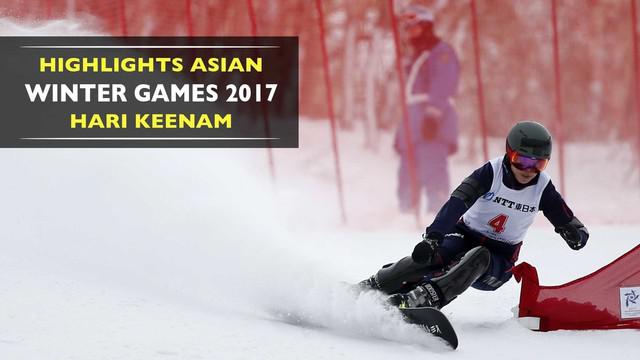 Berikut rangkuman hasil Asian Winter Games 2017 yang diselenggarakan di kota Sapporo dan Obihiro, Jepang.