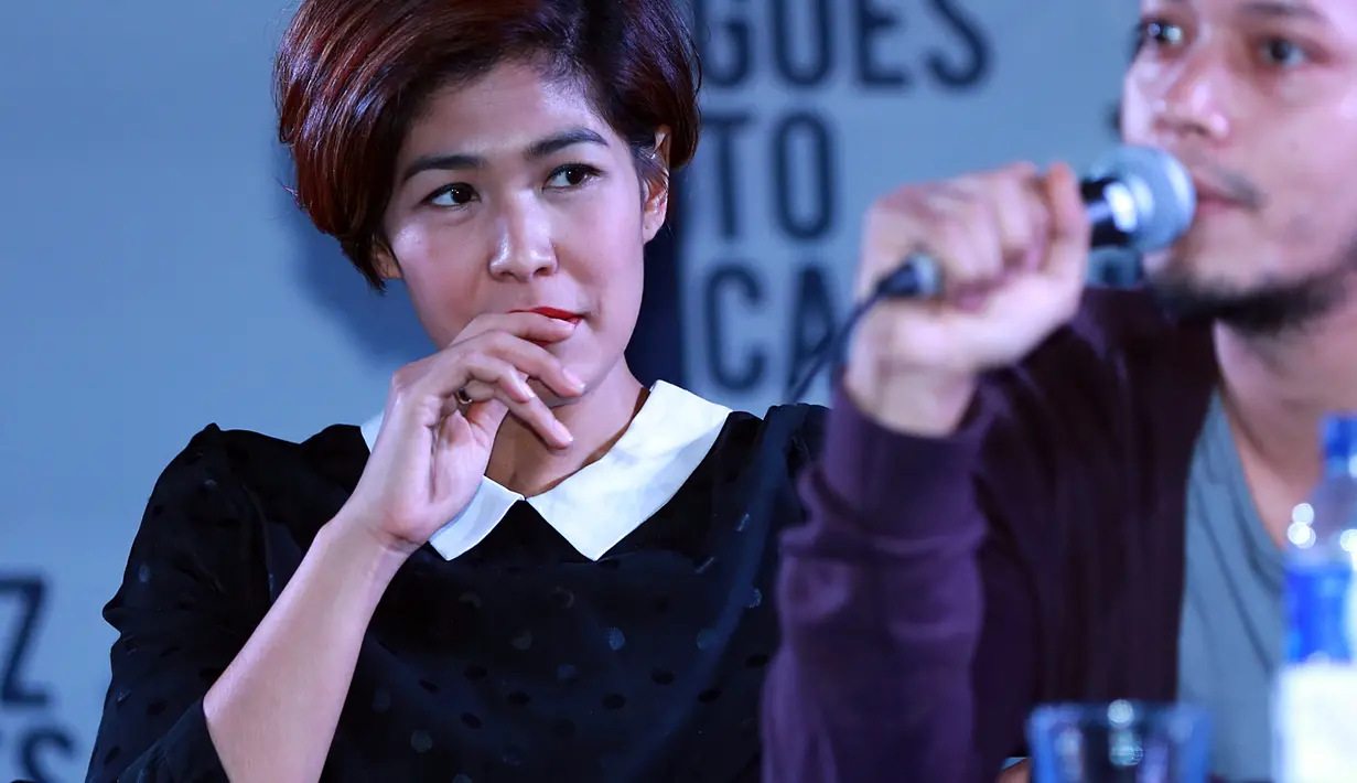 "Selalu menjadi tantangan setiap musisi JGTC selalu spesial dan kita akan melakukan persiapan khusus selain single aransemen. Kita akan siapkan koreo khusus. Apalagi jadi band penutup cukup tegang buat kita," kata Widi, drummer. (Deki Prayoga/Bintang.com)