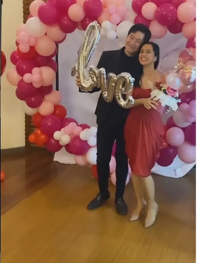 Yeslin Wang dan kekasihnya (Foto: Instagram/@yeslinwang)
