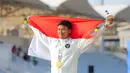 Total Indonesia meraih empat medali emas pada nomor recurve cabor panahan ajang SEA Games 2025. Sebelum Riau Ega Agata Salsabilla, Diananda Choirunisa meraih emas di nomor Individual Recurve Putri.  (Bola.com/Bagaskara Lazuardi)