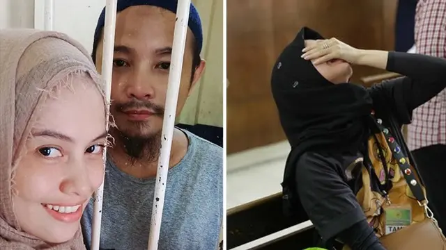 Zul Zivilia Divonis 18 Tahun, Ini 5 Ekspresi Sedih Istrinya yang Terus Menangis