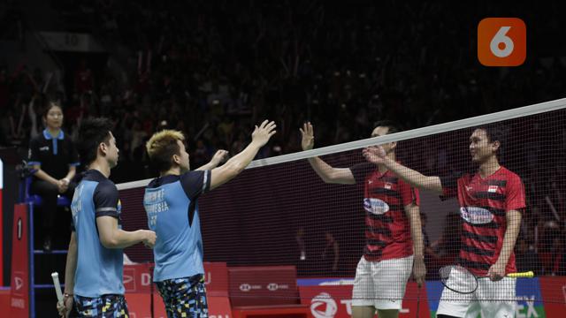 Kevin Sanjaya Sukamuljo/Marcus Fernaldi Gideon, Mohammad Ahsan/Hendra Setiawan, Indonesia Masters 2019