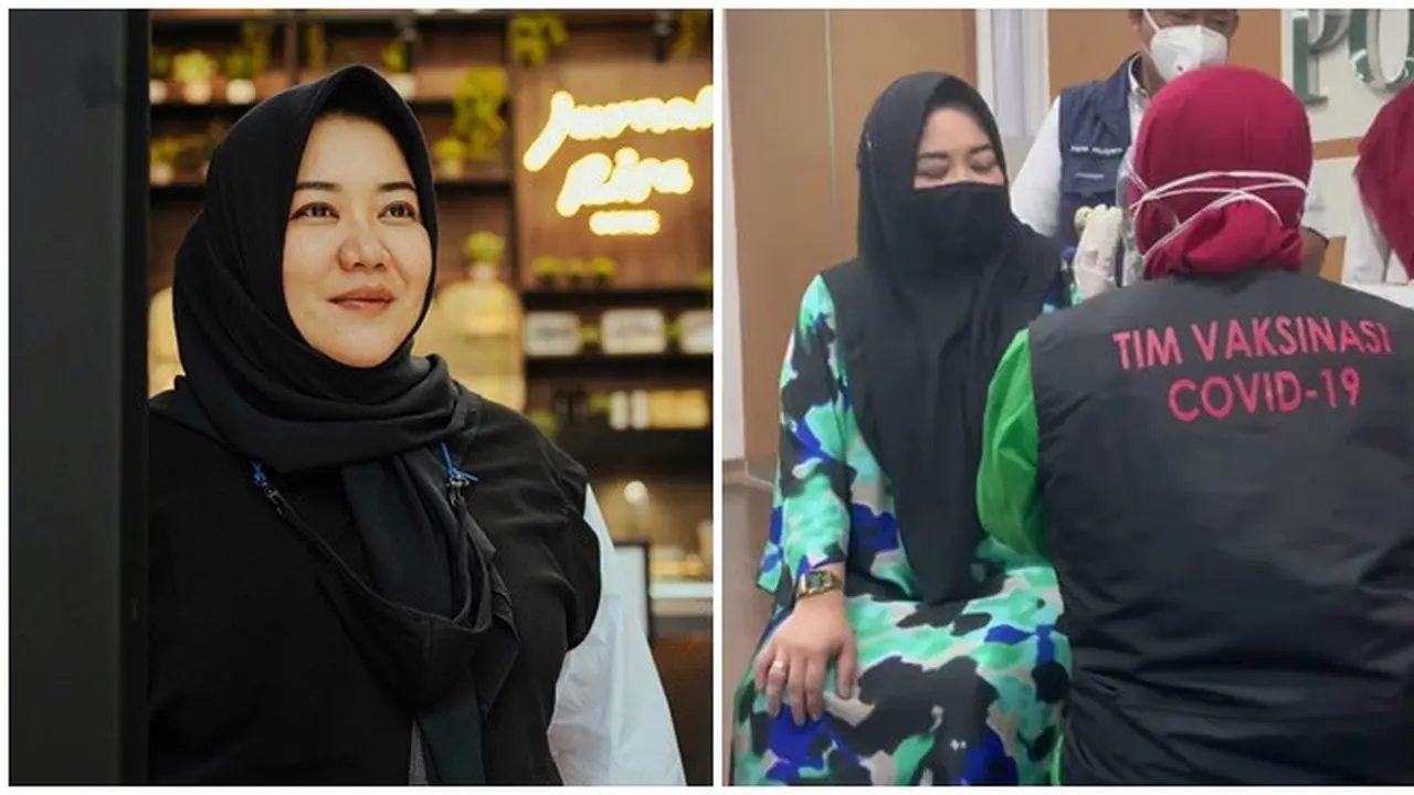 6 Momen Risa Saraswati Terima Vaksin COVID-19, Tak Alami Gejala