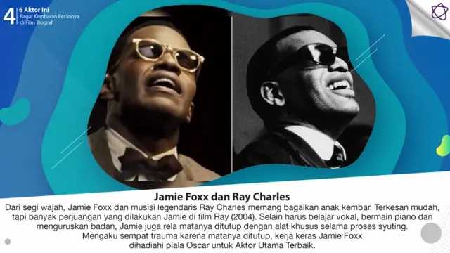 [Bintang] 6 Aktor Ini Bagai Kembaran Perannya di Film Biografi