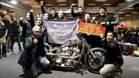 Rombongan Suryanation Motorland yang terdiri dari para builder Indonesia mendapat banyak ilmu selama tiga hari mengikuti Custombike Show 2018 Kota Bad Salzuflen, Jerman. (ist)