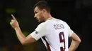 3. Edin Dzeko (AS Roma) - 5 Gol. (AFP/Marco Bertorello)