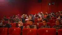 Pemutaran 20 Film Dokumenter Karya Guru Program Organisasi Penggerak (POP) Tahun 2021 dan Pembukaan POP Tahun 2022 di Banjarnegara, Jawa Tengah. (Foto: Liputan6.com/Heni Purwono)