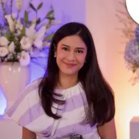 Dian Sastrowardoyo di acara press conderence virtual Dove #RambutkuMahkotaku, Rabu (20/4/2022)