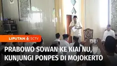Ketua Umum Partai Gerindra, Prabowo Subianto mengunjungi sejumlah pondok pesantren di Jawa Timur untuk sowan ke kiai NU. Selain sowan ke kiai, Prabowo juga berziarah ke makam Gus Dur.