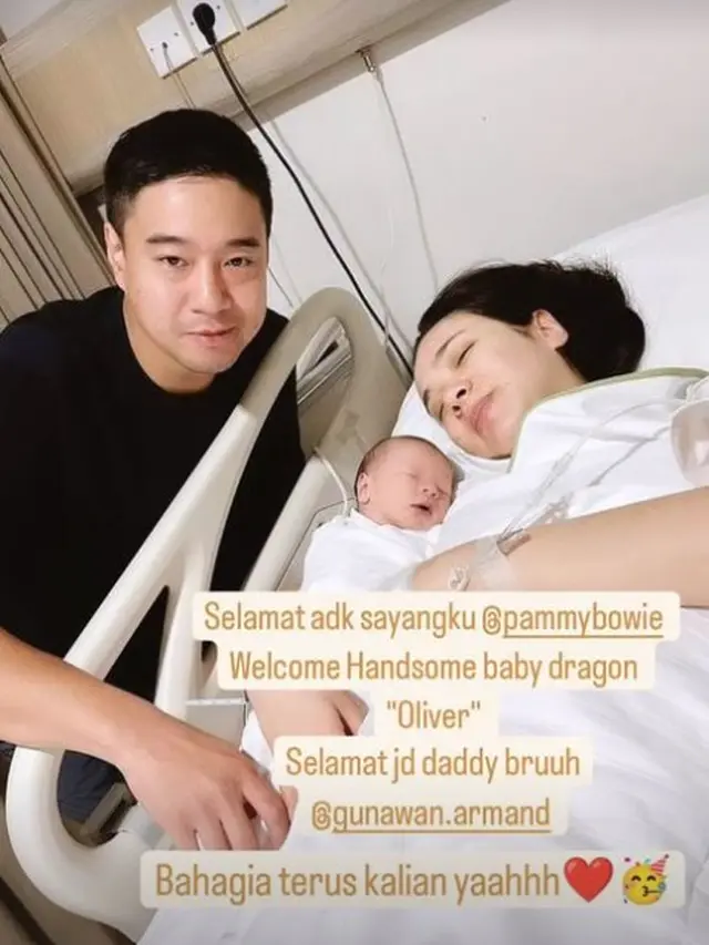 Pamela Bowie melahirkan anak pertama (Instagram/pammybowie)