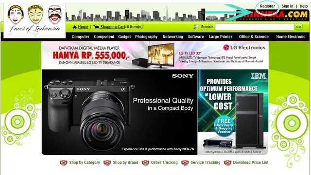 6 Situs e-Commerce yang Mendominasi Pasar Online Indonesia