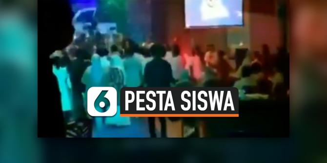 VIDEO: Viral Video Pesta Anak SMA di Aula Kantor Bupati Tanjabbarat Jambi