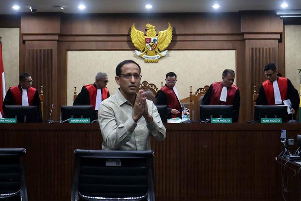 Nadiem Makarim jadi Saksi Mahkota: Bantah Tuduhan Konspirasi hingga Klarifikasi Pesan WhatsApp