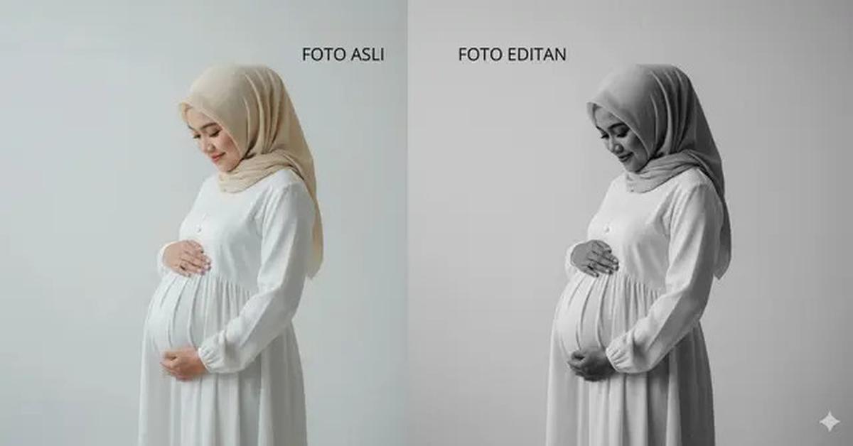 7 Contoh Prompt Gemini AI Edit Foto Maternity Shoot, dari Efek Dreamy hingga Sinematik
