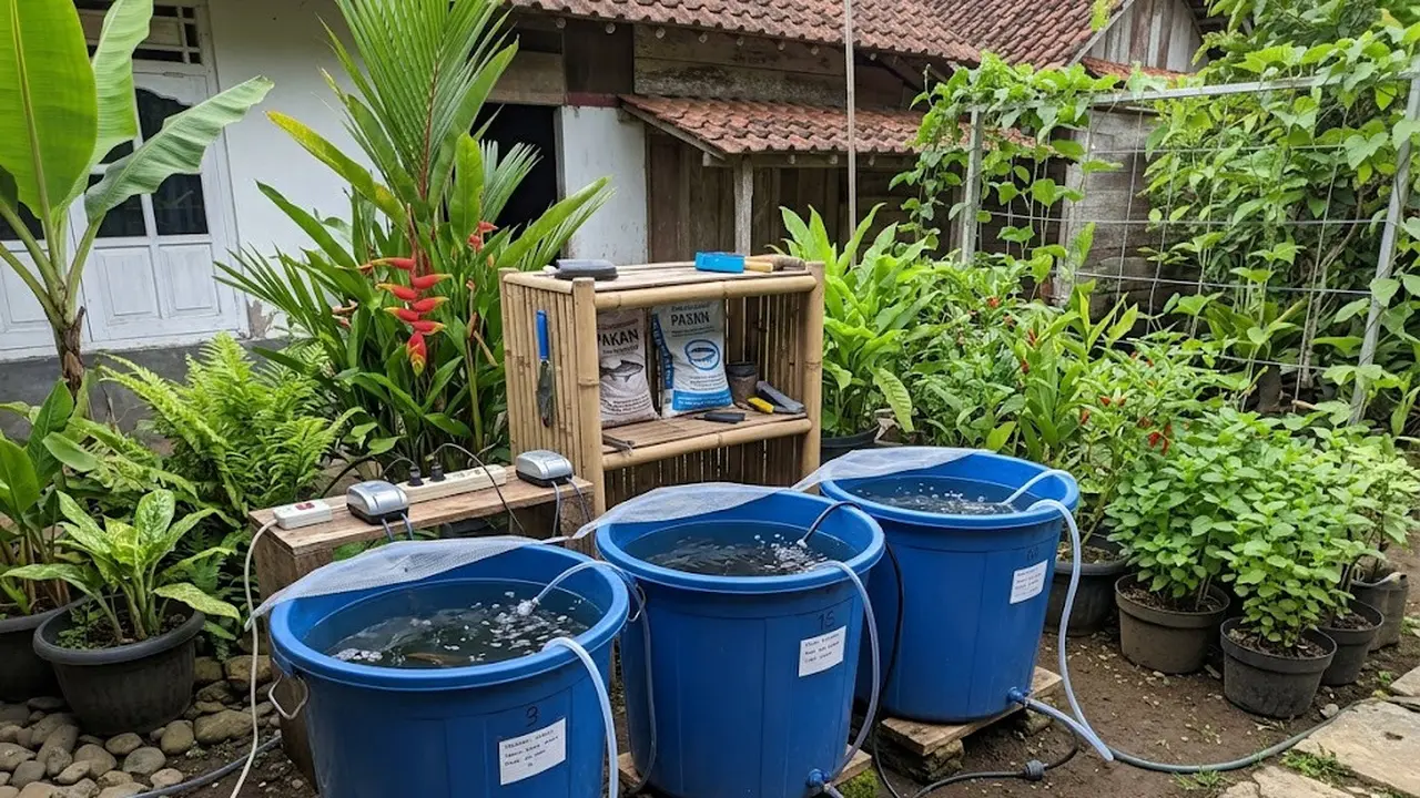 Cara Ternak Ikan Patin di Ember Besar 100 Liter Anti Mati untuk Pemula