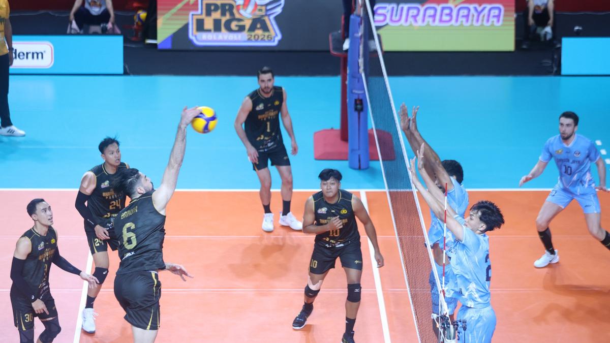 Hasil Proliga 2026: Jakarta Bhayangkara Presisi Gasak Jakarta Garuda Jaya