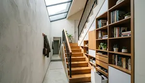 8 Desain Tangga Rumah Sempit dengan Skylight, Bikin Area Lebih Terang dan Lapang