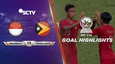 Berita video gol-gol Timnas Indonesia U-18 saat menghadapi Timor Leste U-18 di Grup A Piala AFF U-18 2019, Kamis (8/8/2019).