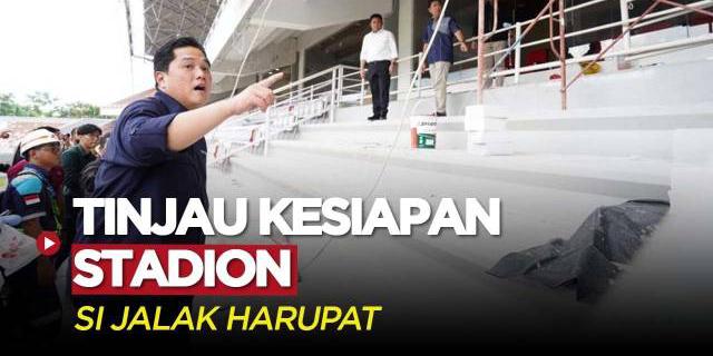 VIDEO: Erick Thohir Tinjau Stadion Si Jalak Harupat Untuk Persiapan Piala Dunia U-20 2023