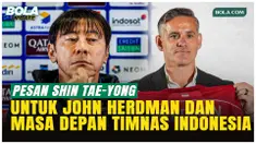 Shin Tae-yong mendukung pelatih baru Timnas Indonesia John Herdman dan menegaskan pentingnya struktur tim, fokus pemain, serta dukungan fans untuk target lolos Piala Dunia 2030 dan 2034, saat ditemui pada Jumat (20/2/2026).