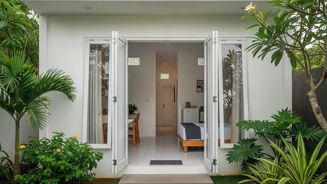 8 Inspirasi Rumah Kecil dengan Lorong Angin agar Tidak Gerah, Hunian Sejuk Alami