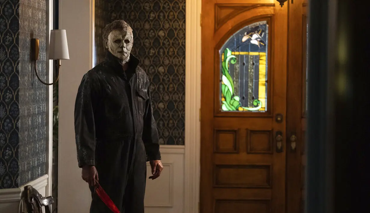 Cuplikan adegan Halloween Ends. (Ryan Green/Universal Pictures via AP)