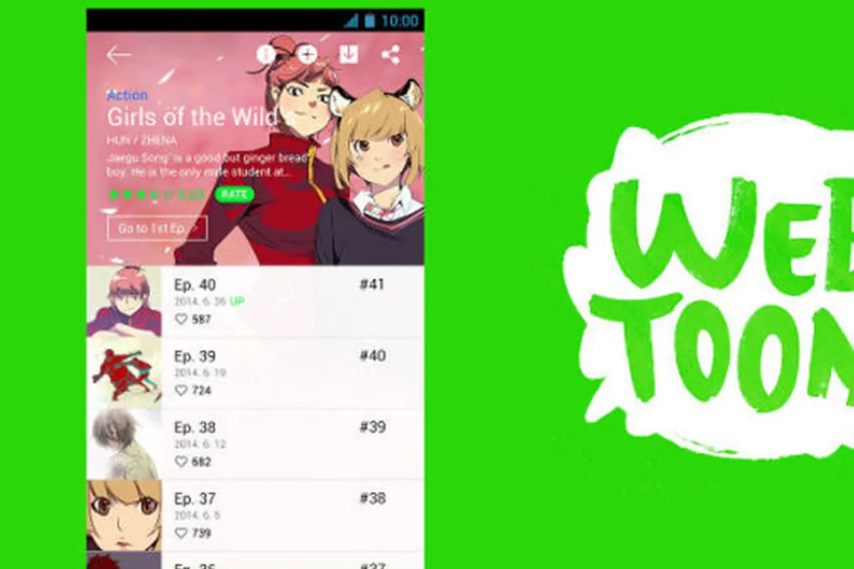Komik Mobile Line Webtoon Diunduh Lebih dari 1,5 juta Kali
