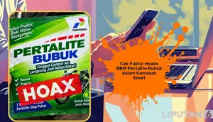 Cek Fakta: Hoaks BBM Pertalite Bubuk Berkemasan Saset