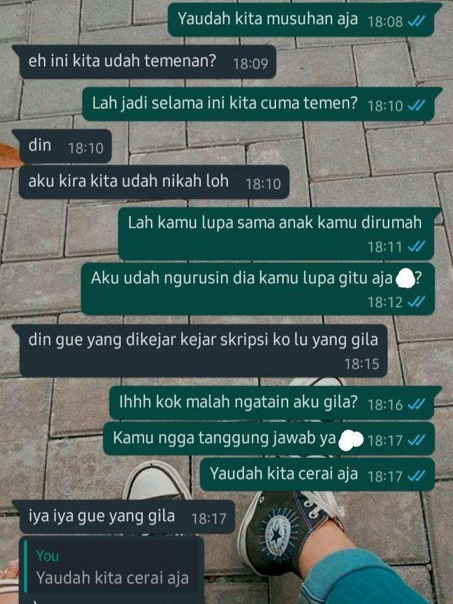 6 Chat Absurd dengan Gebetan Ini Isinya Malah Bikin Sakit Hati