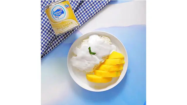 Susu Kental Manis Frisian Flag Gold Lezatkan Sarapan Harian (Mango Sticky Rice)