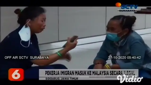 Sebanyak 154 WNI pekerja imigran yang dideportasi Pemerintah Malaysia tiba di Bandara Internasional Juanda di Sidoarjo, Jawa Timur. Setelah didata, 154 pekerja imigran dipulangkan menggunakan bus yang disediakan Pemprov Jatim.