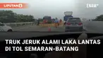 Kecelakaan terjadi Kamis (02/01/2025) pukul 13.35 WIB di KM 405 Tol Semarang-Batang. Lokasi kejadian berada di Protomulyo, Kaliwungu Selatan, Kabupaten Kendal