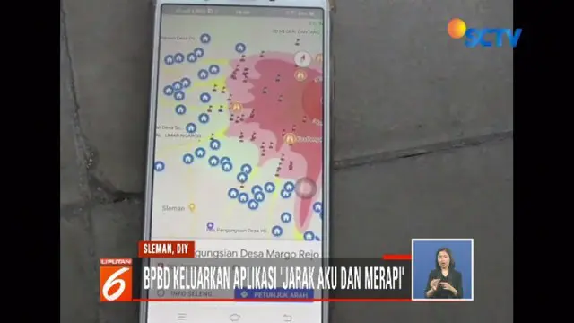 BPBD Sleman Buat Aplikasi Jarak Aku dan Merapi untuk Pantau Status Vulkanik