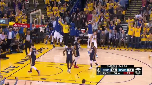 VIDEO : Cuplikan Pertandingan Playoffs NBA, Warriors 113 vs Pelicans 104
