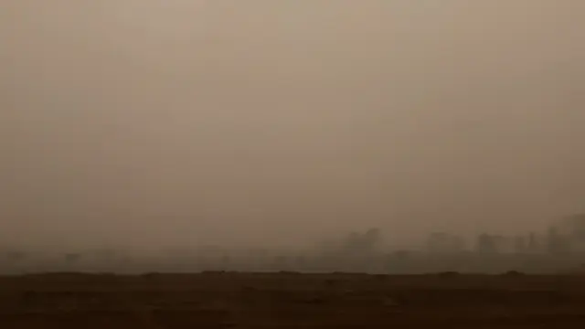 Kondisi Palangka Raya Hari Ini Diselimuti Kabut Asap