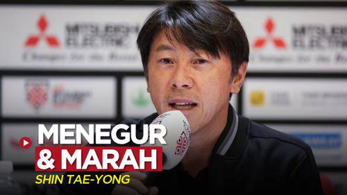 VIDEO Piala AFF 2022: Shin Tae-yong Sudah Menegur dan Marah kepada Para Pemain Timnas Indonesia