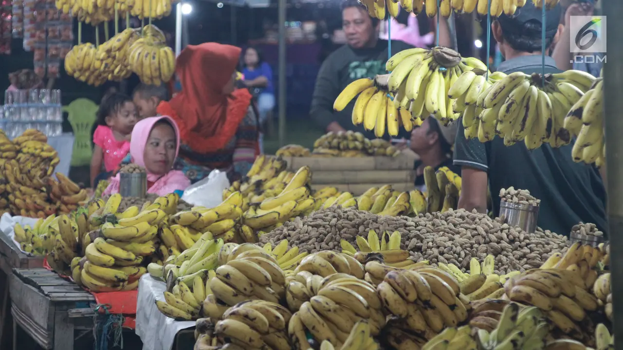 Pedagang pisang di Gorontalo