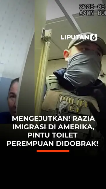 Mengejutkan! Razia Imigrasi di Amerika, Pintu Toilet Perempuan Didobrak!