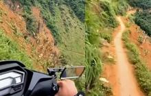 Momen Mengerikan Pemotor Lewat Jalan Setapak Pinggir Jurang, Jadi Horor & Kocak karena Disuruh Belok Kanan Sama Google Maps