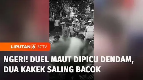 VIDEO: Duel Carok 2 Kakek di Lumajang, 1 Tewas Kena Bacok 1 Kritis