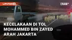 Beredar video viral terkait kecelakaan di jalan tol MBZ arah Jakarta. Diketahui, sebuah truk berwarna abu-abu tampak rusak parah dan sedang menepi